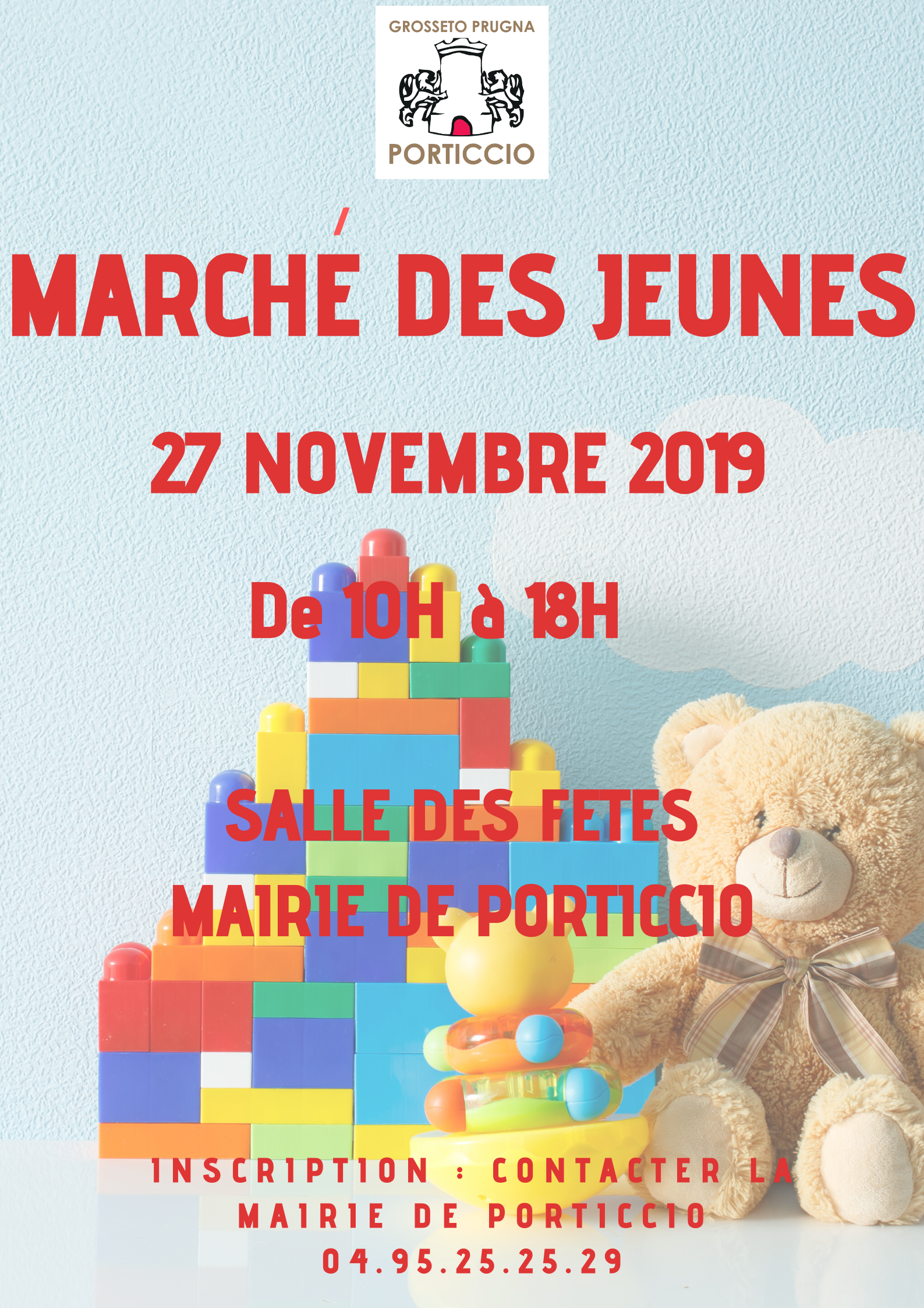 Marché des jeunes – Mercredi 27 Novembre – Centre Culturel de Porticcio