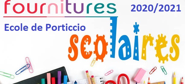 LISTES FOURNITURES SCOLAIRES RENTREE 2020/2021