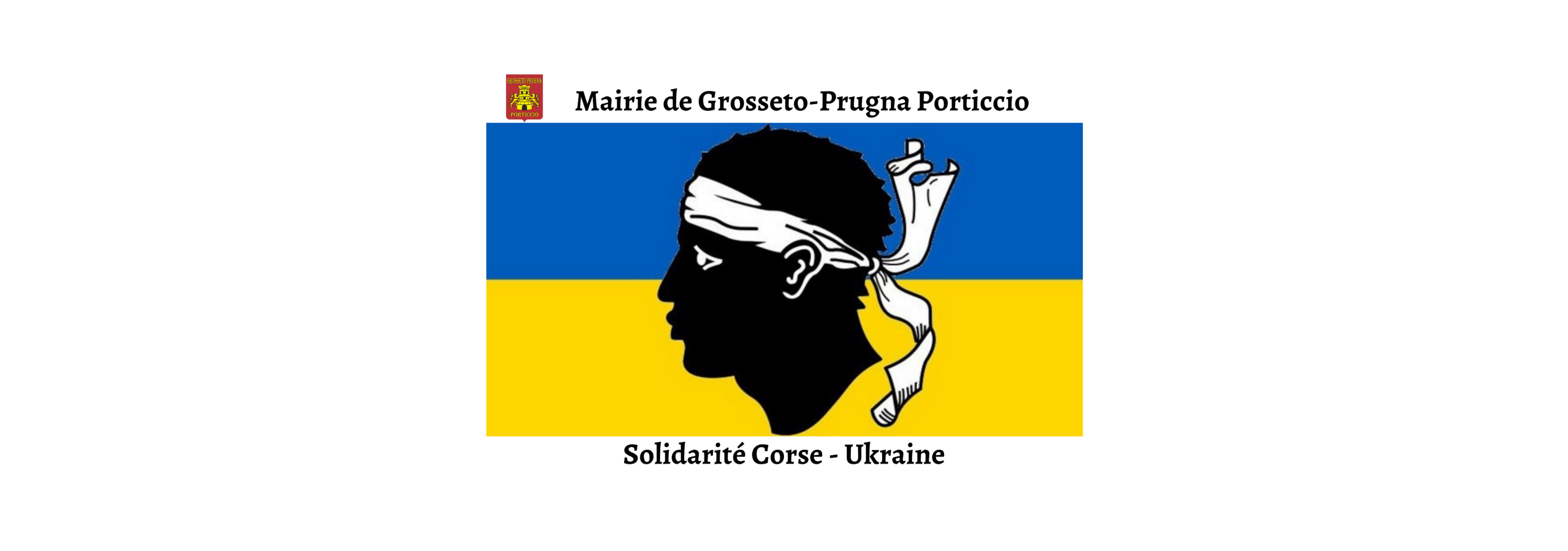 Solidarité au peuple ukrainien – point de collecte à Porticcio